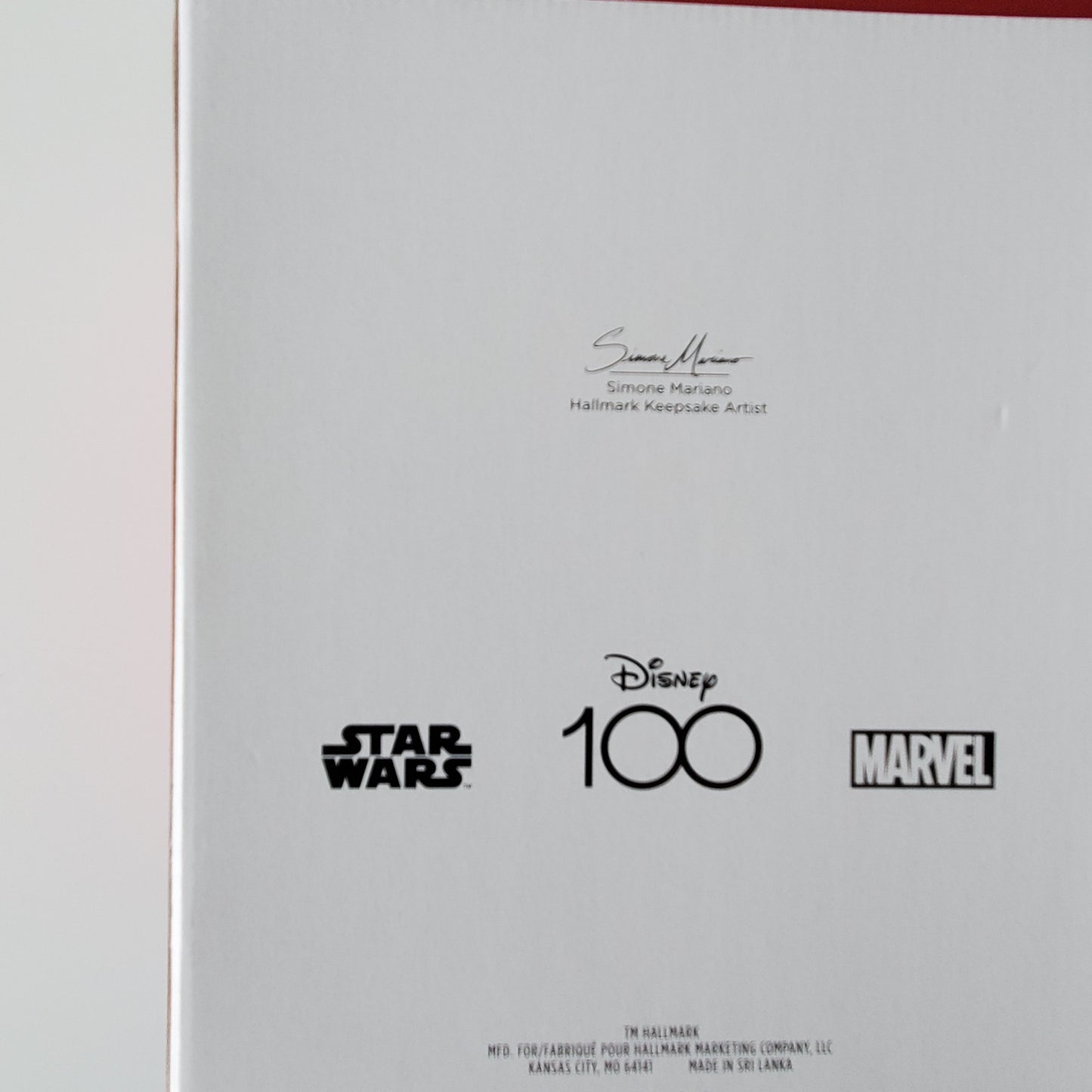 2023 Hallmark Disney Star Wars and Marvel Heroes 100th Anniversary Christmas Ornament Set