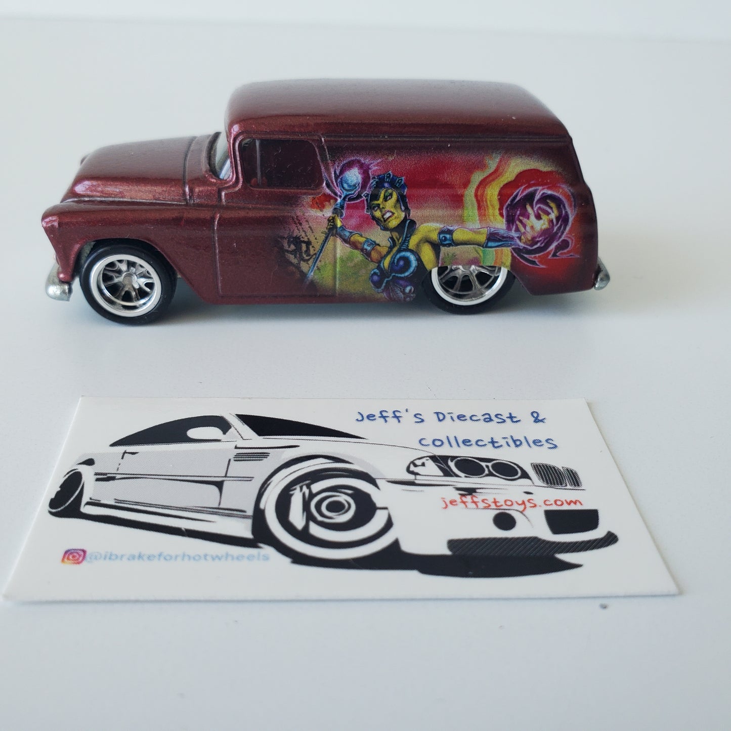 Hot Wheels '55 Chevy Panel Masters of the Universe Real Riders