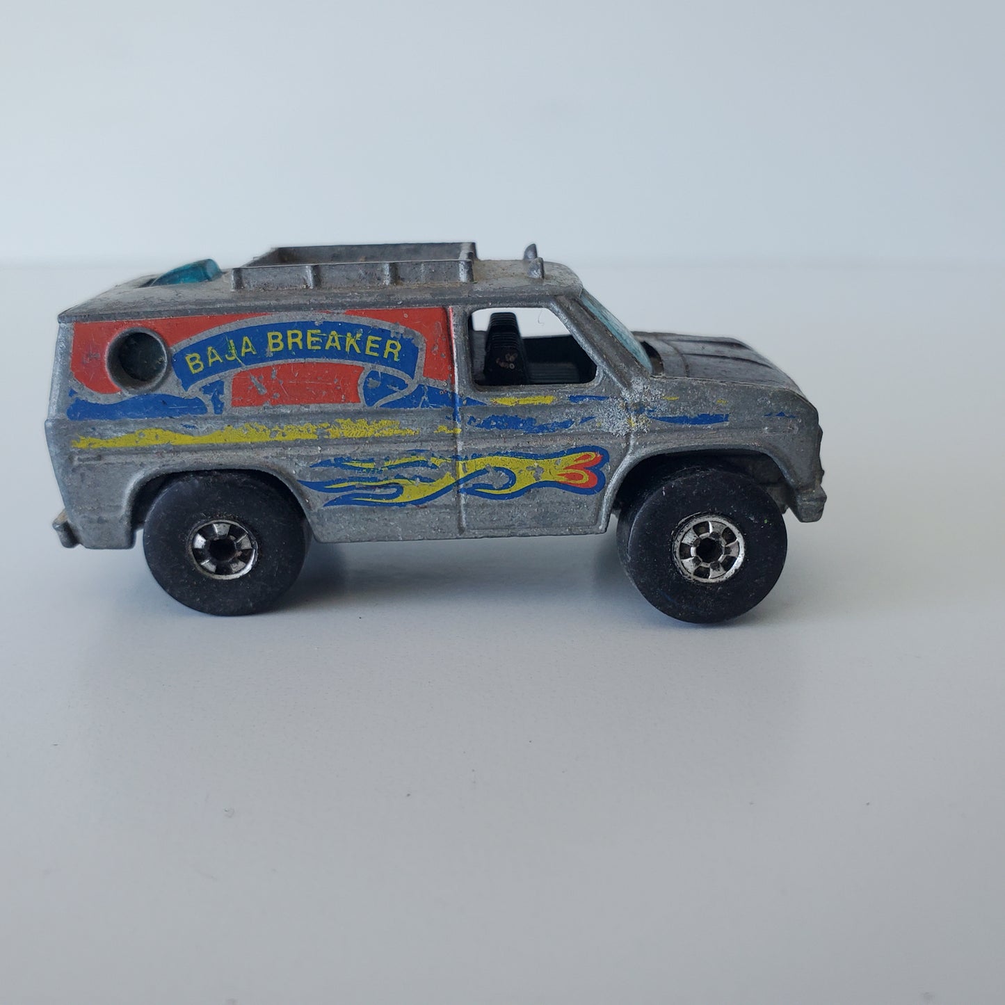 1977 Hot Wheels Baja Breaker Silver Hong Kong