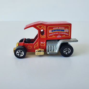 1976 Hot Wheels T-Totaller B Red Hong Kong