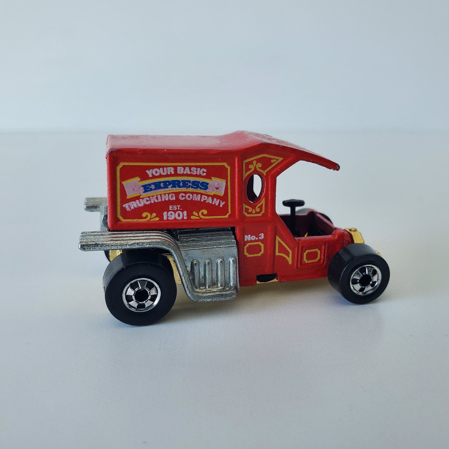 1976 Hot Wheels T-Totaller B Red Hong Kong