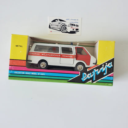 RAF - M 22031 Ambulance 1:43 Scale Diecast USSR CCCP STRETCHER Russian