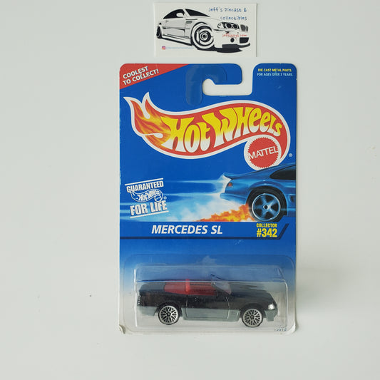 1997 Hot Wheels Mercedes SL #342