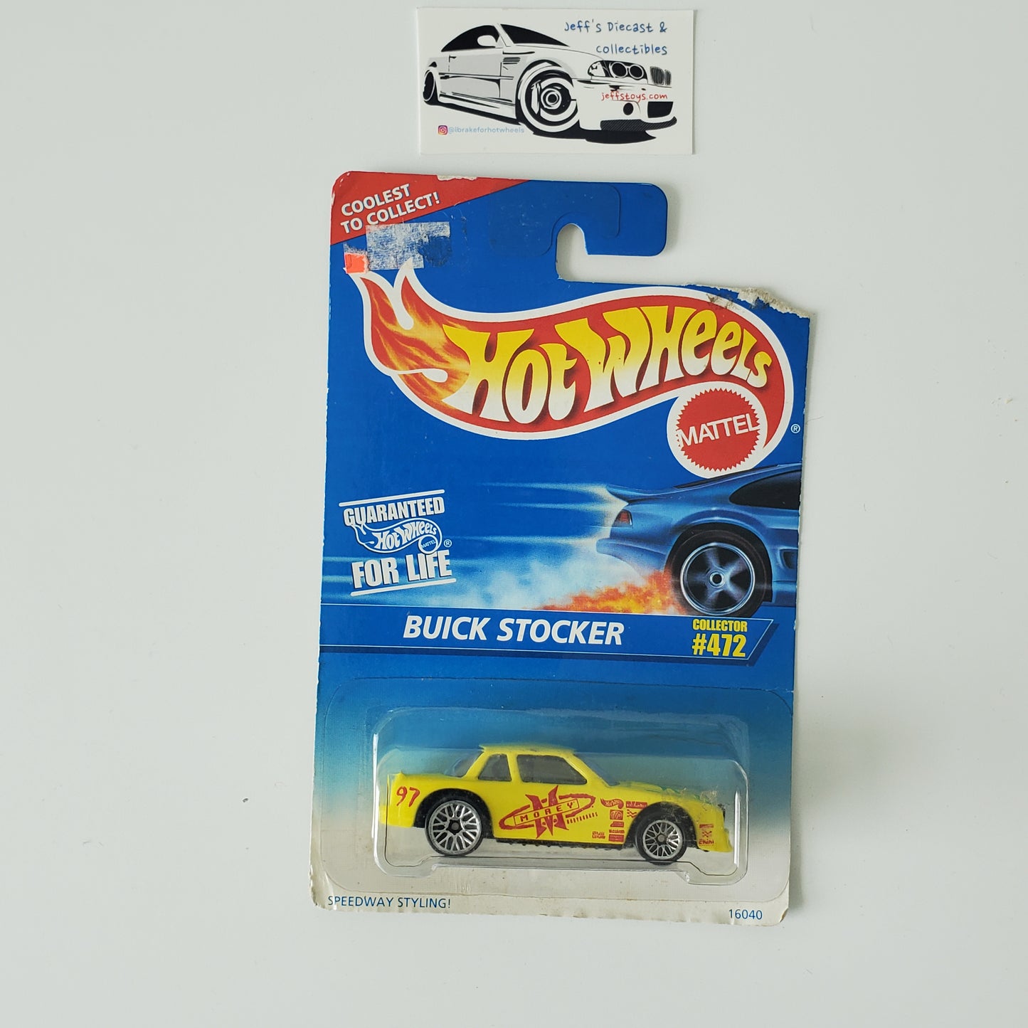 1996 Hot Wheels Buick Stocker #472 - Damaged Card