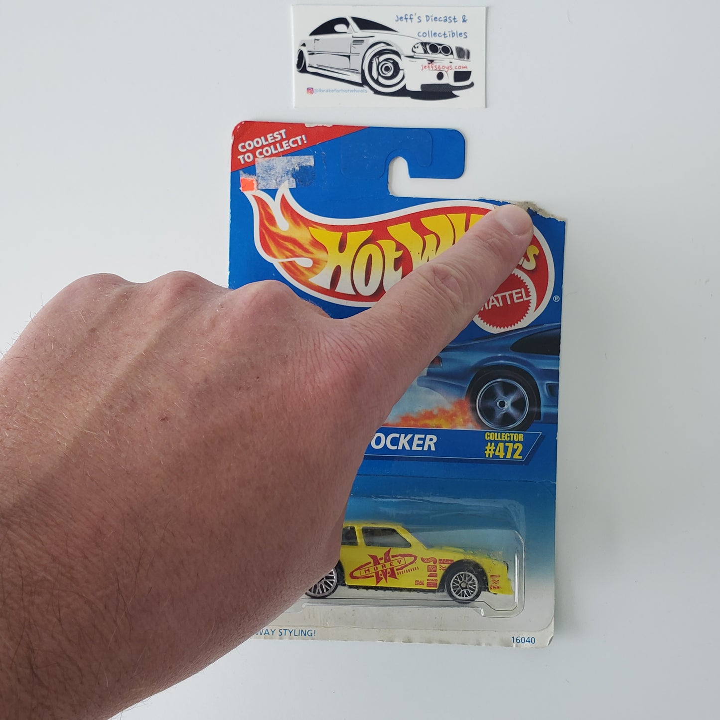 1996 Hot Wheels Buick Stocker #472 - Damaged Card