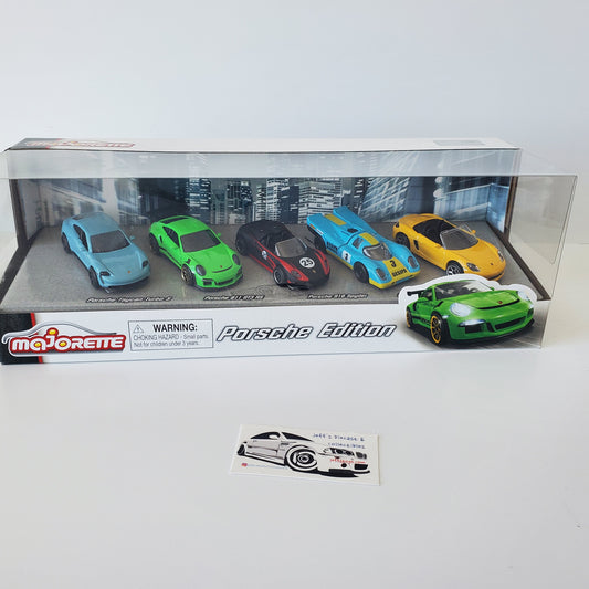 2024 Majorette Porsche Edition 5 Pack 718, 911 GT3 934 Porsche