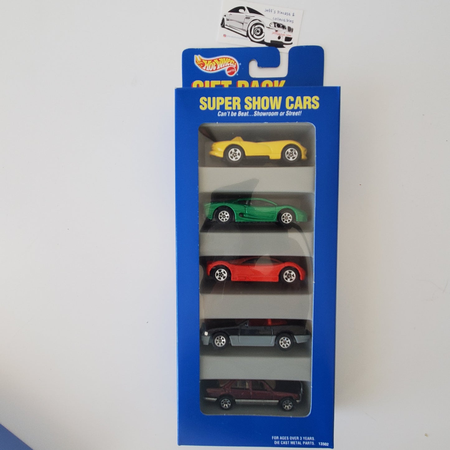 1996 Hot Wheels Super Show Cars 5 Pack **ERROR Mercedes