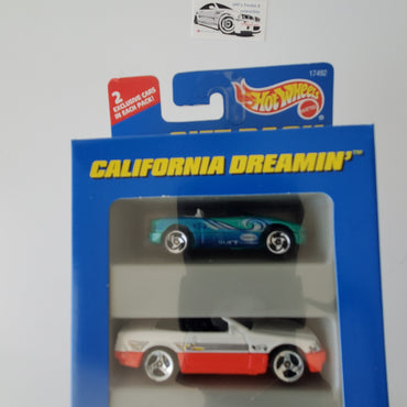 1996 Hot Wheels California Dreamin' 5 Pack Mercedes BMW '59 Caddy