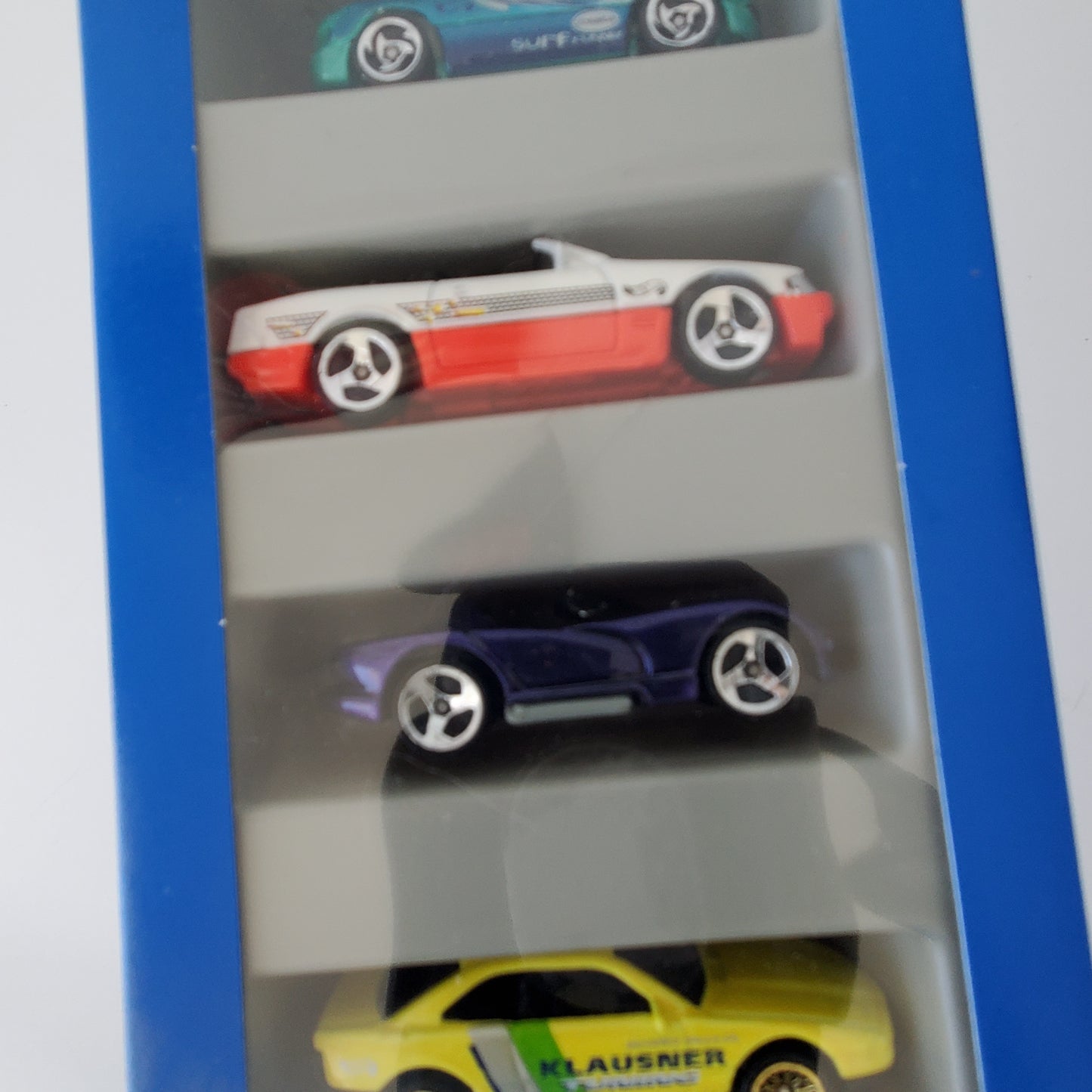 1996 Hot Wheels California Dreamin' 5 Pack Mercedes BMW '59 Caddy