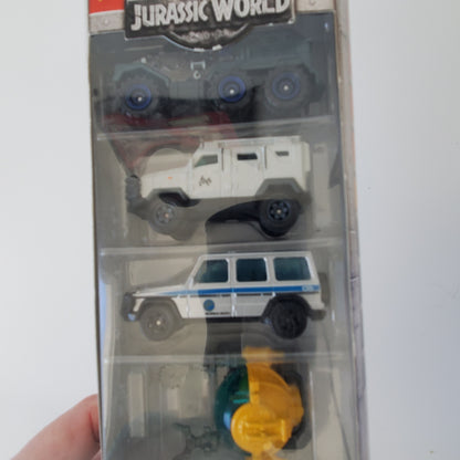 2017 Matchbox Jurassic World 5 Pack Island Transport Team