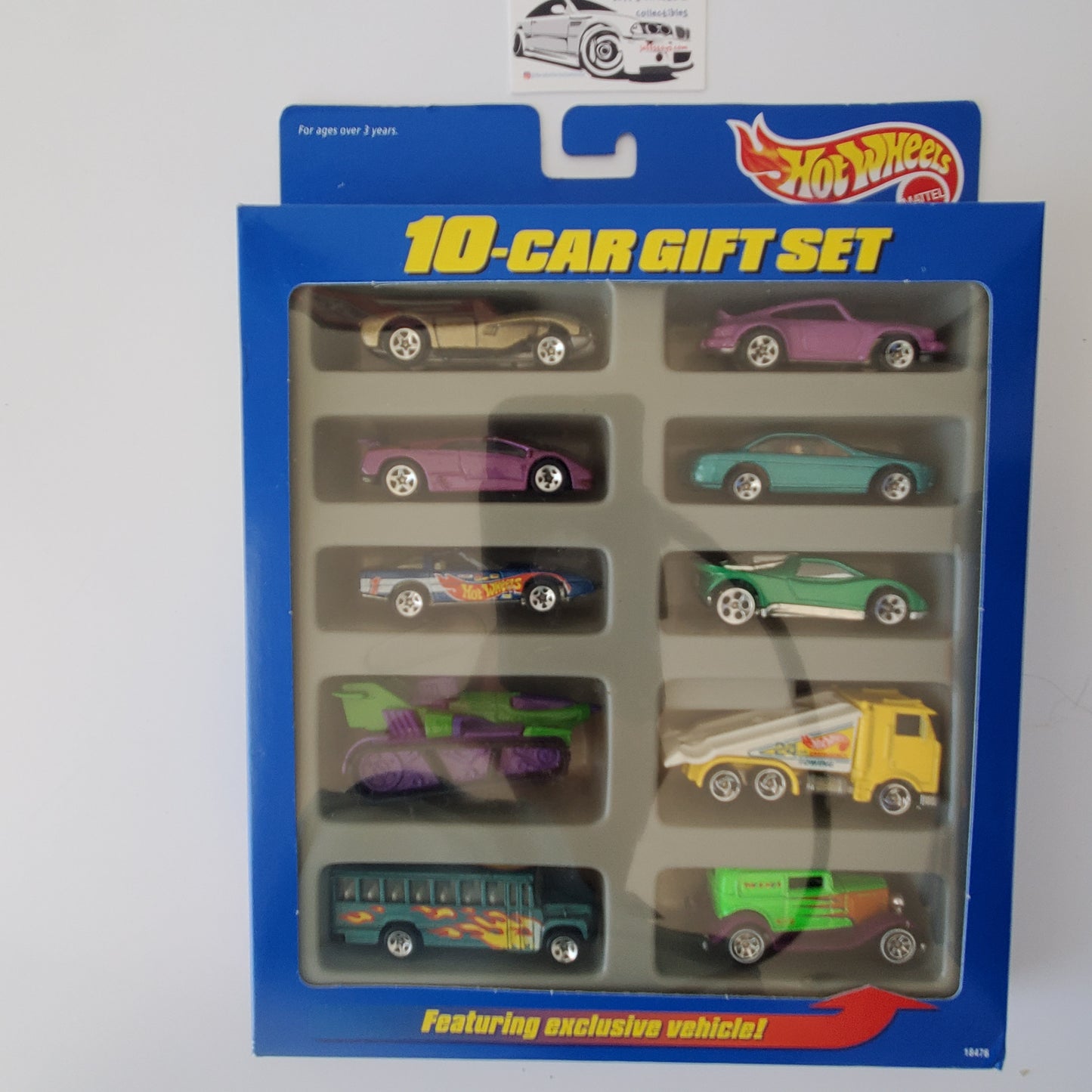 1997 Hot Wheels Toys R' Us 10 Pack Gift Set with Ferrari Porsche