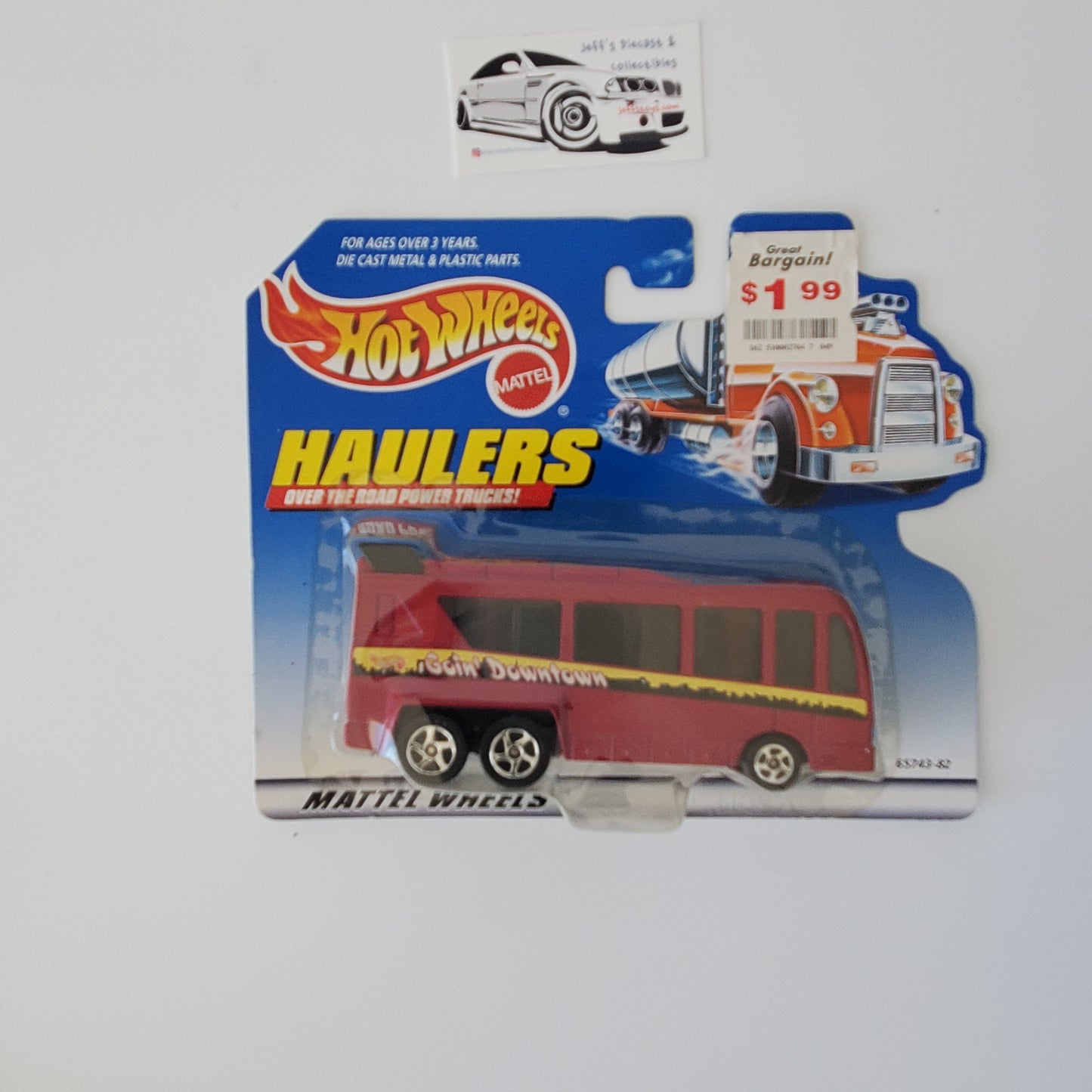 1998 Hot Wheels Haulers Goin' Downtown Bus