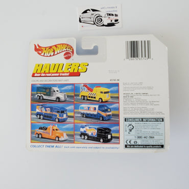 1998 Hot Wheels Haulers Yellow Tow Truck