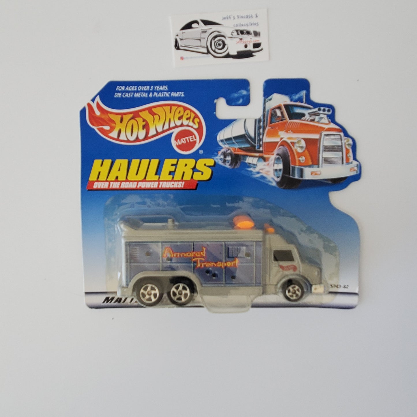 1998 Hot Wheels Haulers Armored Transport Truck