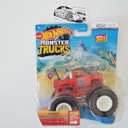 2022 Hot Wheels Monster Trucks Chevrolet Samson Treasure Hunt **Damaged