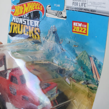 2022 Hot Wheels Monster Trucks Chevrolet Samson Treasure Hunt **Damaged