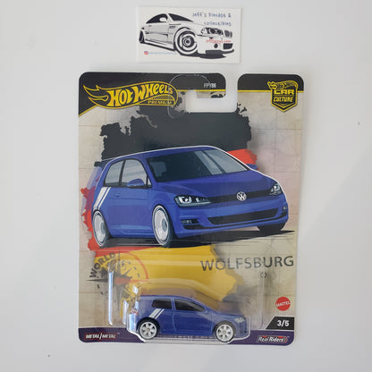 2024 Hot Wheels Premium World Tour Volkswagen Golf Mk7 3/5