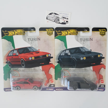 2024 Hot Wheels Premium World Tour Alfa Romeo GTV6 Chase 0/5