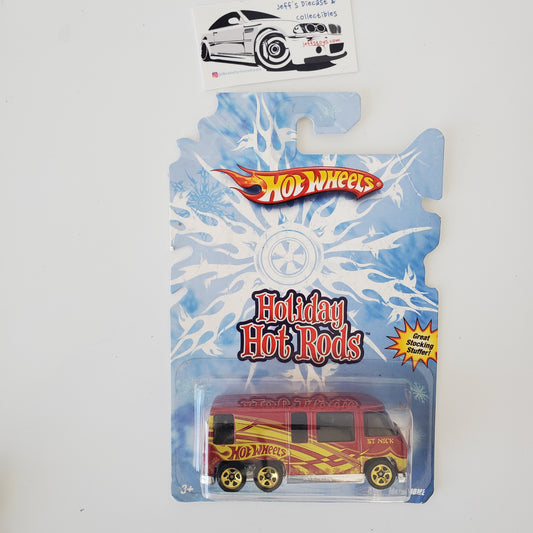 2008 Hot Wheels Holiday Hot Rods GMC Motorhome **Bad Card