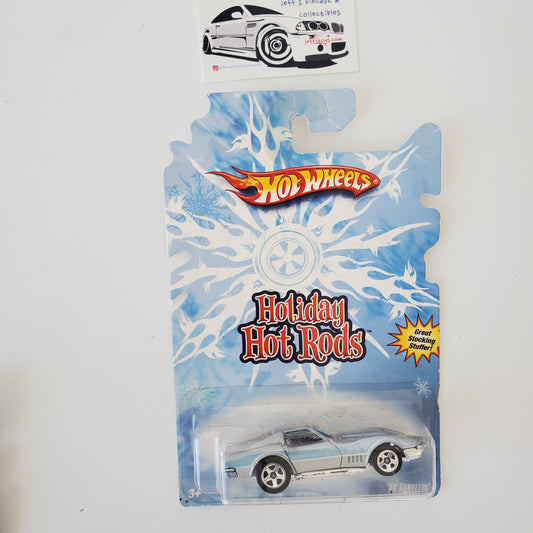 2008 Hot Wheels Holiday Hot Rods '69 Corvette **Bad Card