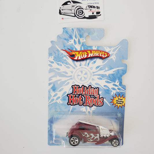 2008 Hot Wheels Holiday Hot Rods Straight Pipes **Bad Card