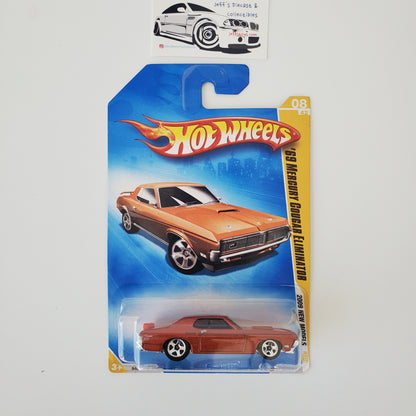 2009 Hot Wheels '69 Mercury Cougar Eliminator #8 Orange