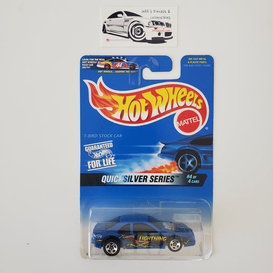 1997 Hot Wheels T-Bird Stock Car Quicksilver