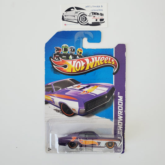 2012 Hot Wheels '70 Ford Torino #178 Purple **Bad Card