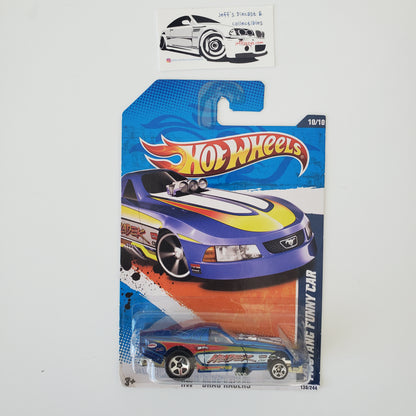 2011 Hot Wheels Ford Mustang Funny Car #130 **Card Variation