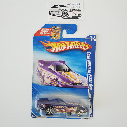 2010 Hot Wheels Ford Mustang Funny Car #158