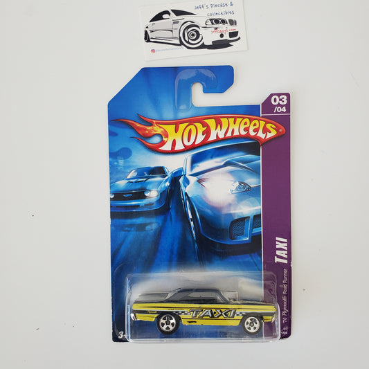 2007 Hot Wheels '70 Plymouth Roadrunner Taxi #51