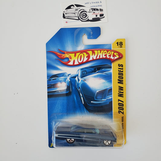 2007 Hot Wheels 1964 Ford Galaxie 500XL #18 Dark Blue