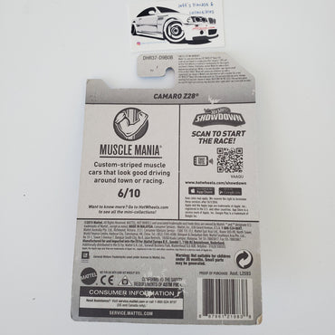 2016 Hot Wheels Camaro Z28 #126 Muscle Mania