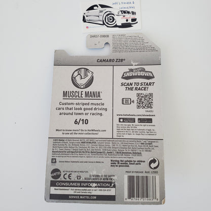 2016 Hot Wheels Camaro Z28 #126 Muscle Mania