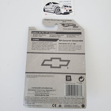 2007 Hot Wheels '69 Camaro Convertible #41