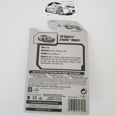 2010 Hot Wheels '09 Corvette Stingray Concept #19
