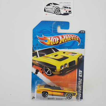 2011 Hot Wheels '70 Pontiac GTO #105