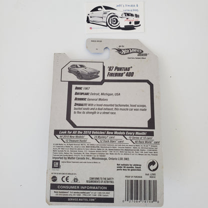 2010 Hot Wheels '67 Pontiac Firebird 400 #3