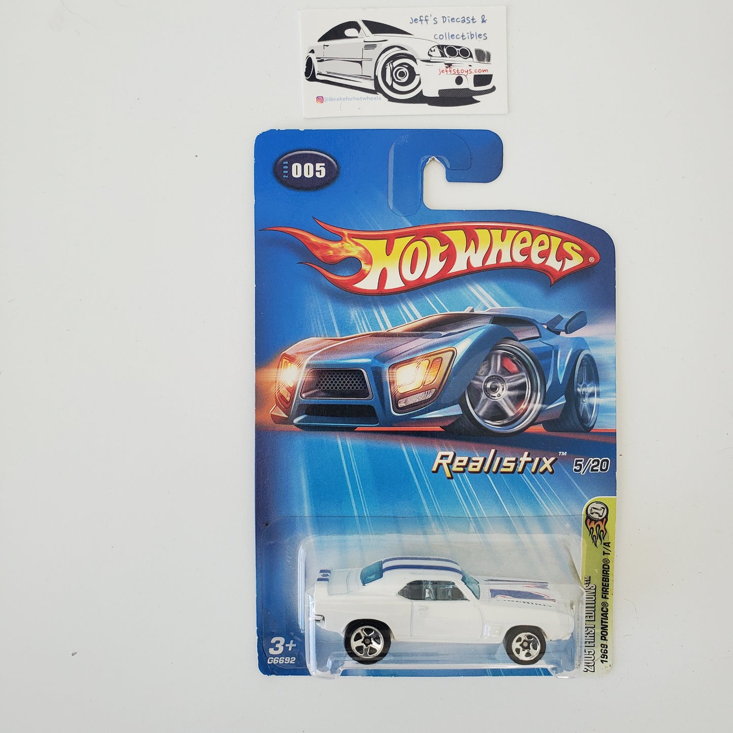 2005 Hot Wheels '69 Pontiac Firebird T/A #5 First Edition