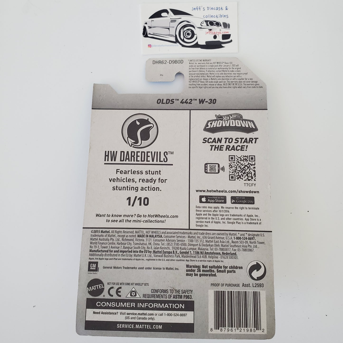 2016 Hot Wheels Olds 442 W-30 #161