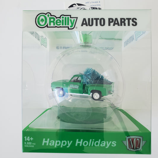 2023 M2 Machines O'Reilly's Christmas Ornament 1972 Dodge Stepside