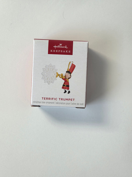 2024 Hallmark Terrific Trumpet Ornament Brand New