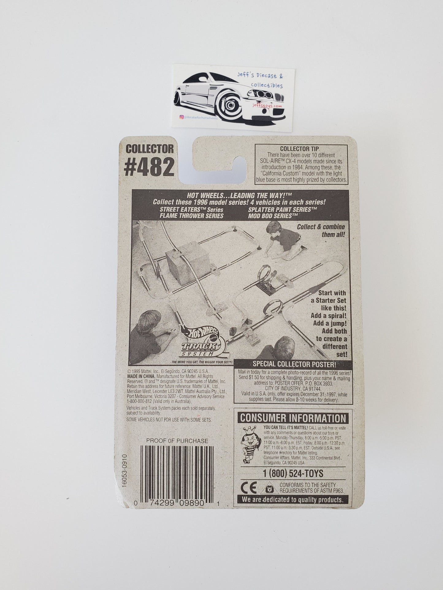 1996 Hot Wheels Earth Mover #482