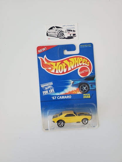 1995 Hot Wheels '67 Camaro #448 - Rare Base Errors!