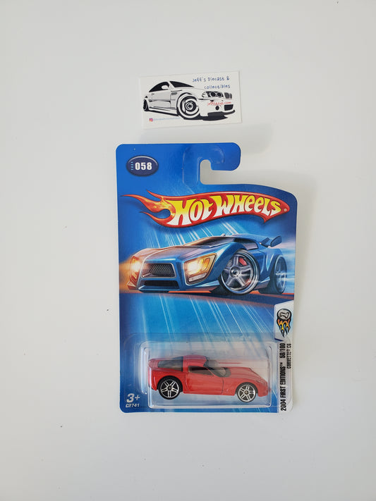2004 Hot Wheels Corvette C6 #58