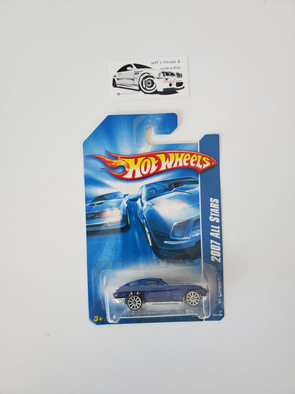 2007 Hot Wheels '63 Corvette #150