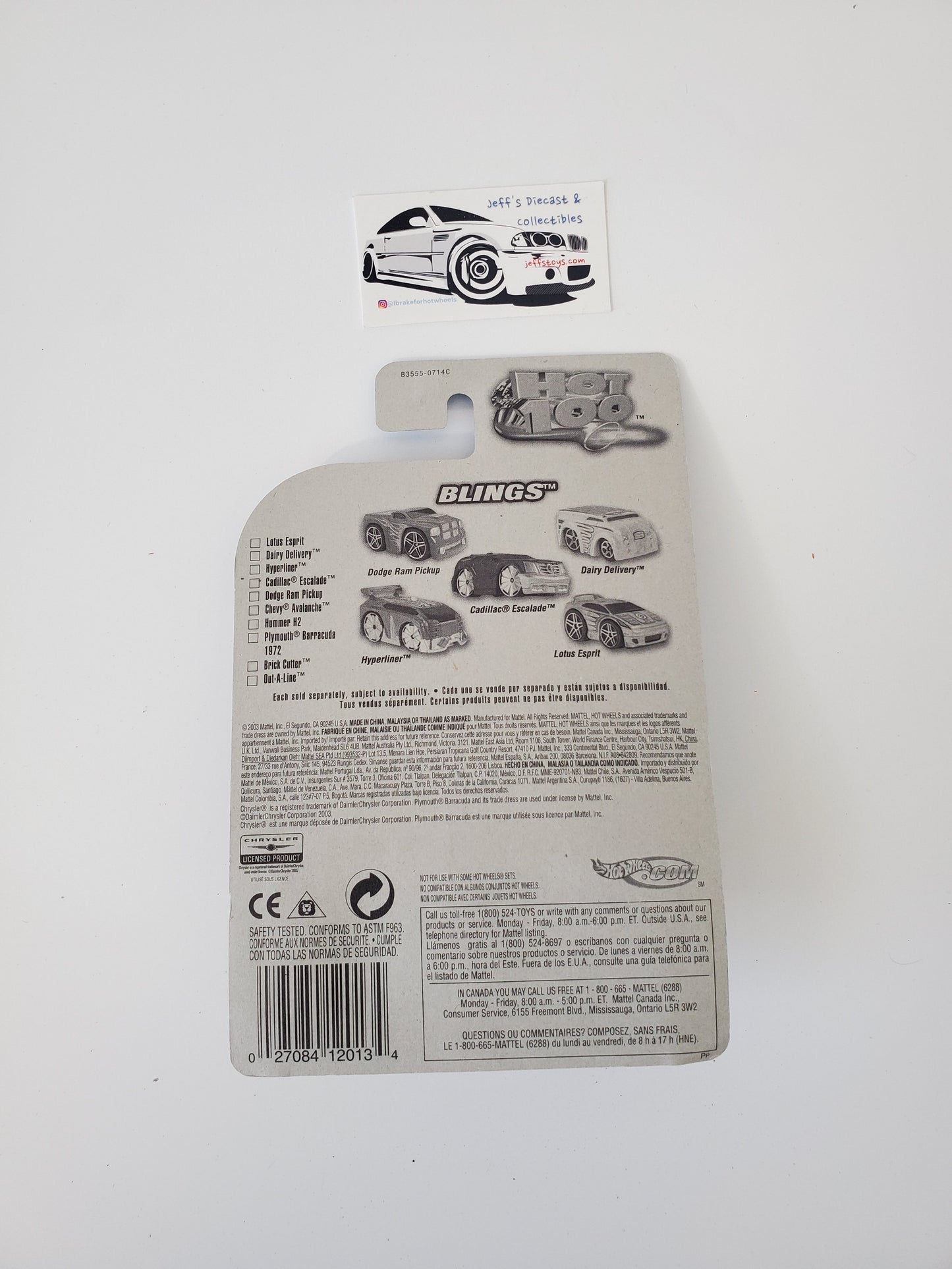 2004 Hot Wheels '1972 Plymouth Barracuda Blings #53