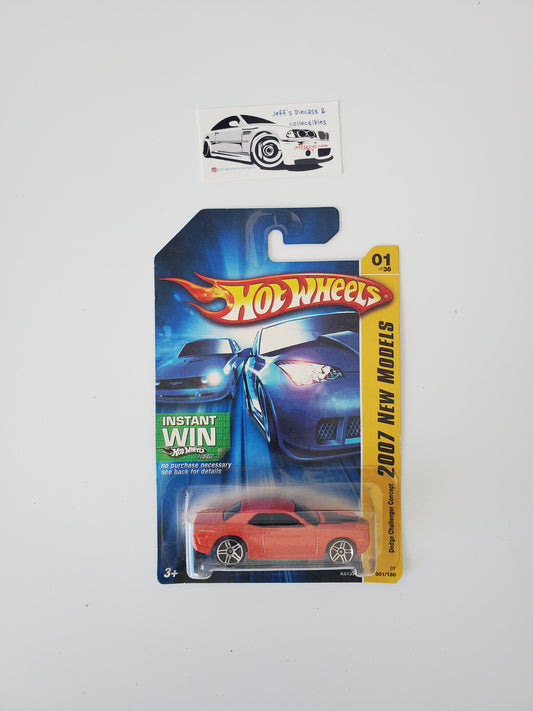 2007 Hot Wheels Dodge Challenger Concept #1 Orange