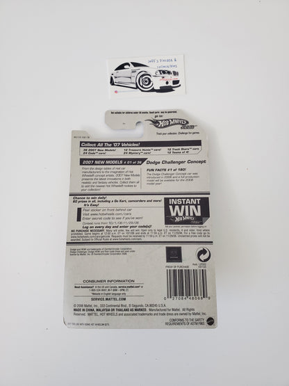 2007 Hot Wheels Dodge Challenger Concept #1 Orange