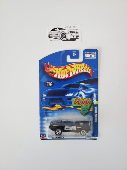 2002 Hot Wheels Mustang Mach 1 #179 Police